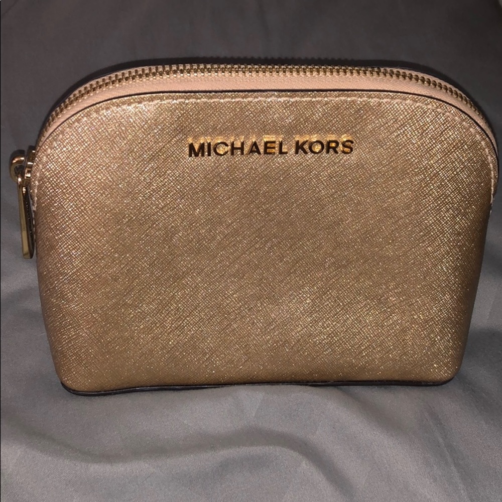 Michael Kors metallic gold bag in great condition